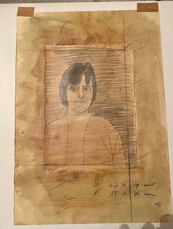 Porträt Skizze von Albert Schnyder (18981989) Kaufen auf Ricardo