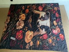 Neuer Duschvorhang Dachs, Herbstfarben, 180 x 180 cm