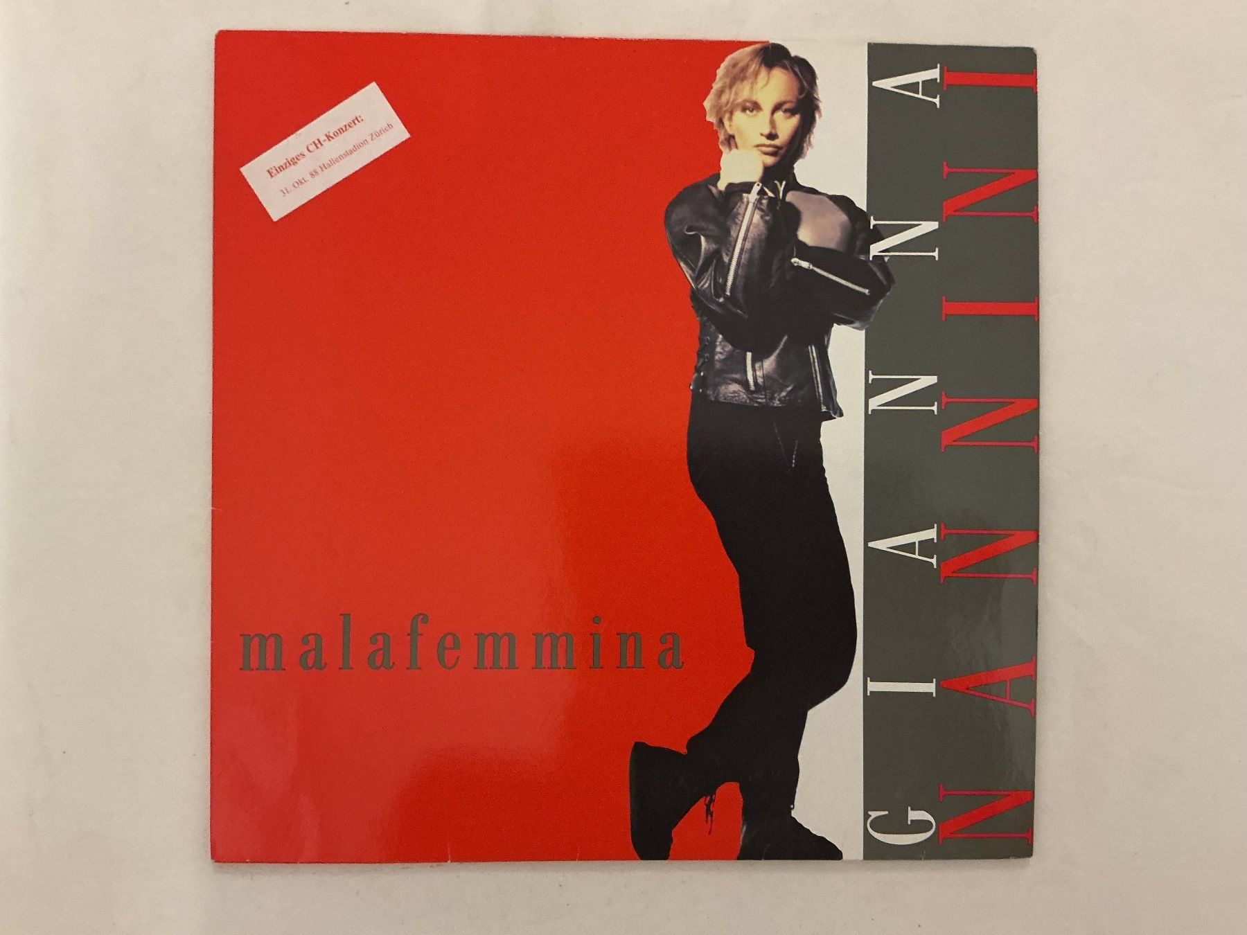 Schallplatten: Gianna Nannini LP - malafemmina – Gebraucht aus Winterthur von Tumko-Vinyl