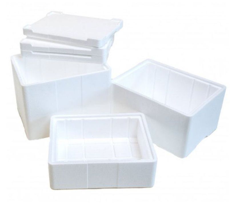 Isolierbox mit Deckel aus Styropor Frischhaltebox Obstbox (Gebraucht ...
