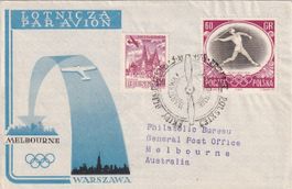 Olympia Sonderflug KLM Warschau - Melboune 1956