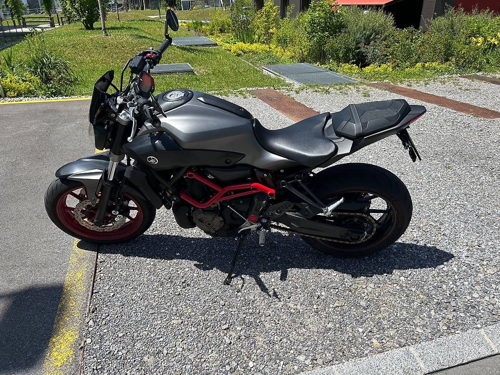 Route: Yamaha Mt 07 moto cage – D'occasion à Hohenrain par mau_9ktm 1