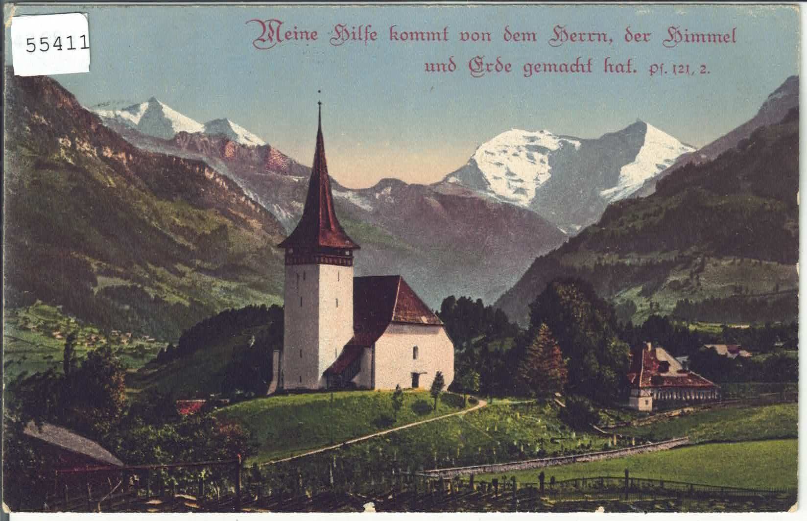 Cartes postales: Frutigen - Doldenhornkirche - Litho – D'occasion à Ettingen par Kartenplanet