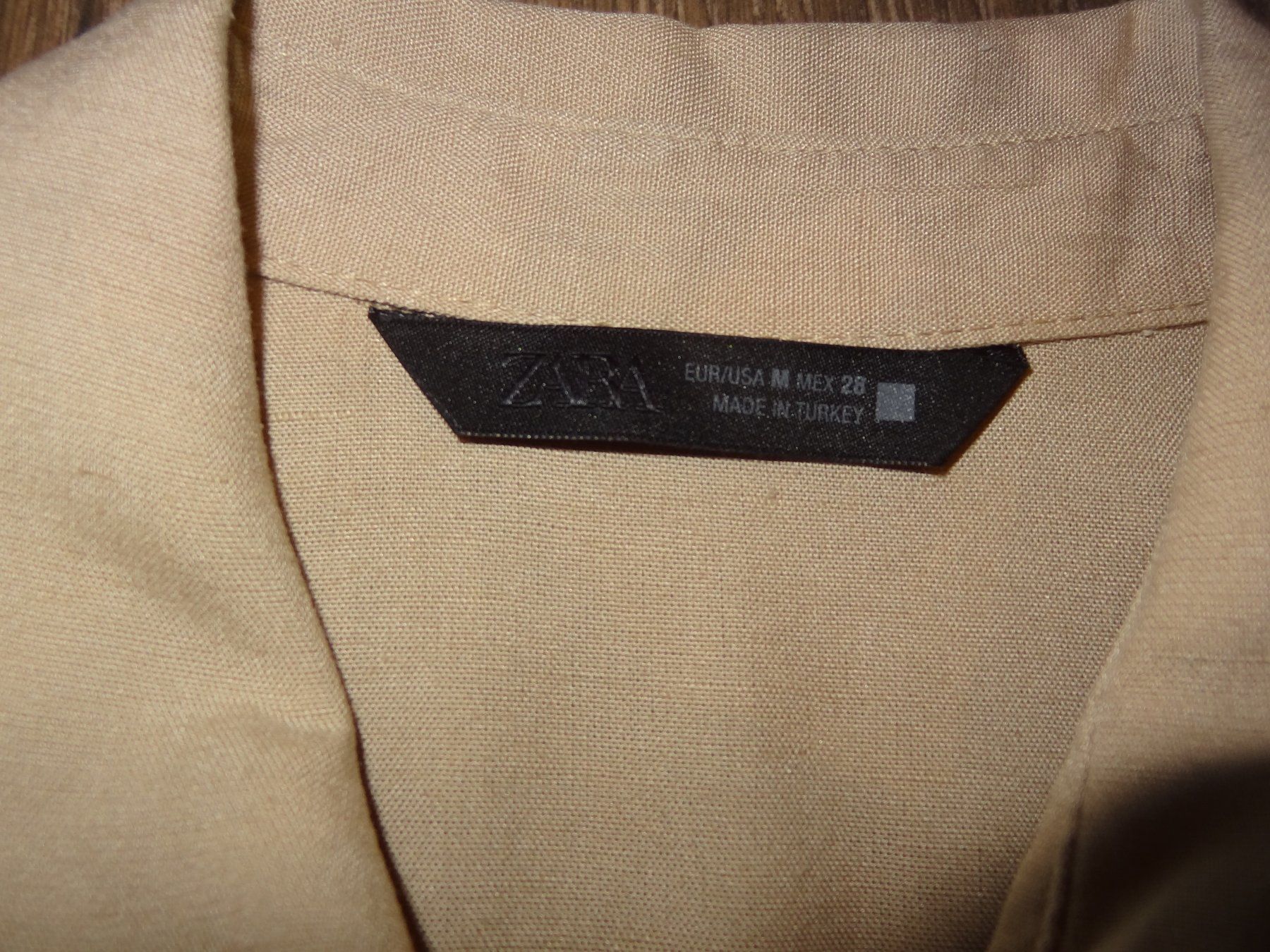 Zara Vestiti: Robe beige sans manches Zara taille M – Usato da Satigny venduto da salvatore73 1