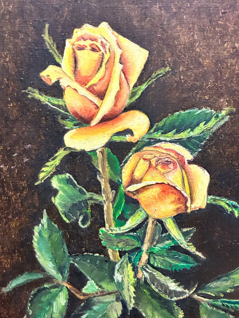 Poster & Bilder: Rosenbild auf Holz – Gebraucht aus Horw von adler65 2