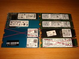 1 stück 256gb m.2 nvme ssd. Getestet.