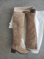 Bottes Molly Low cuir taupe clair FR 39 état neuf