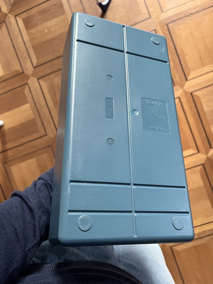 Vitra Tutte le decorazioni: 2 Vitra Toolbox Aufbewahrungsboxen orange und blau – Nuovo (secondo la descrizione) da Zürich venduto da tscharrlii 4