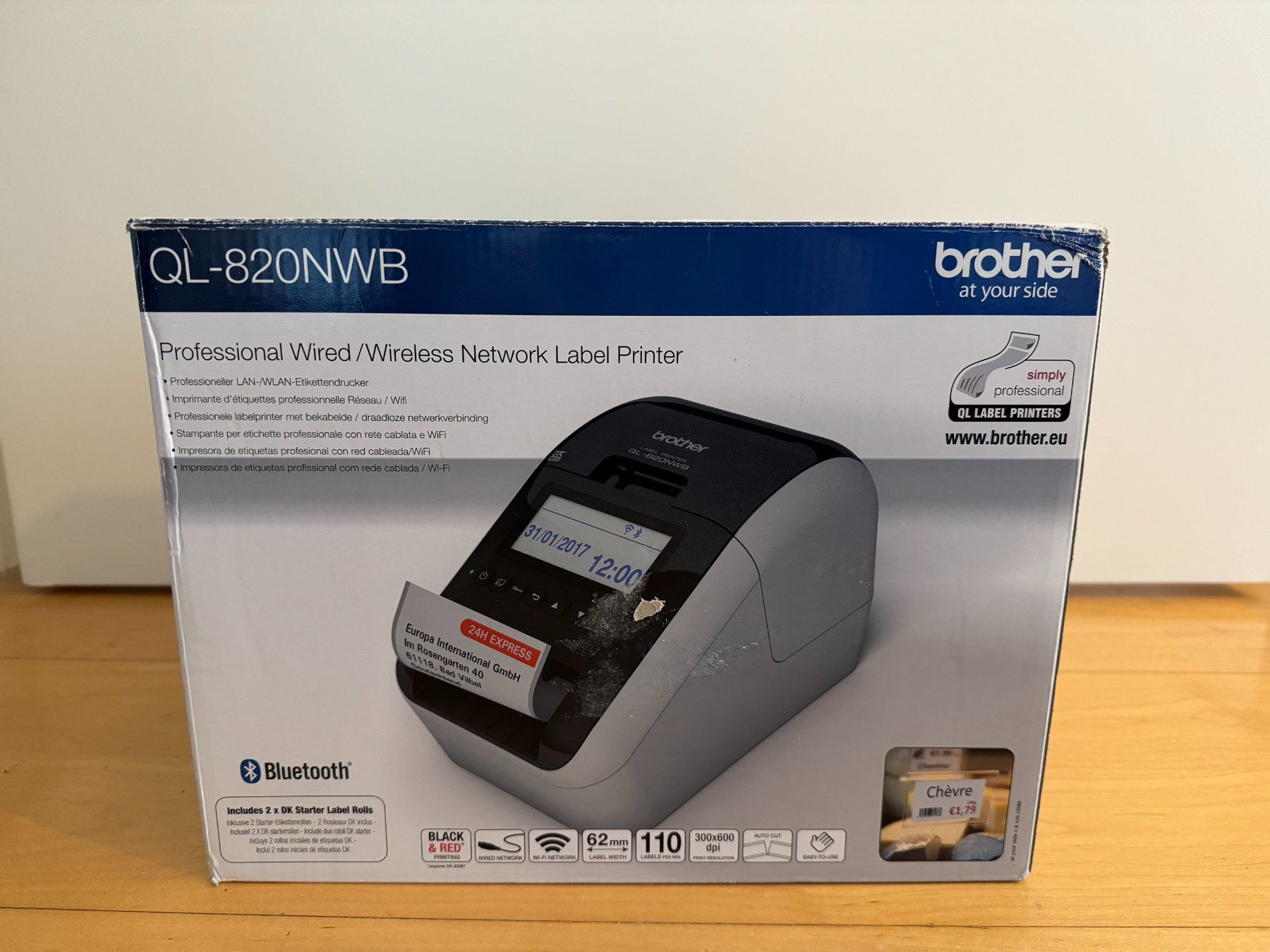 Brother Drucker: Brother QL-820NWB | Wired/Wifi/Bluetooth Label Printer++ – Gebraucht aus Zug von  6