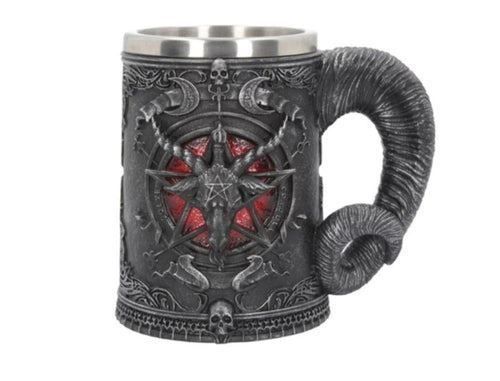 Bicchieri, Caraffe & Bottiglie: Baphomet - Bierkrug – Nuovo e nell'imballaggio originale da Buchs SG venduto da Skullep 1