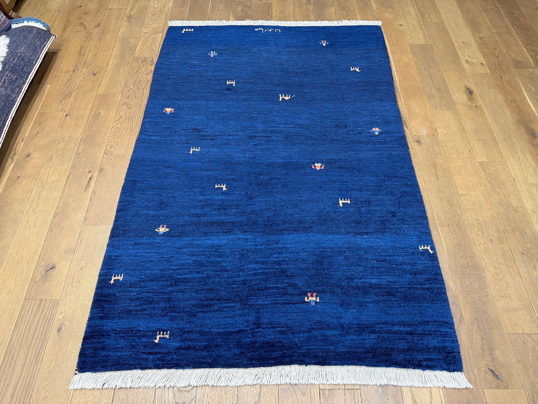 Gabbeh Teppiche: Blauer Kashkuli Gabbeh - Perserteppich – Gebraucht aus Bennau von Mayer_Carpets
