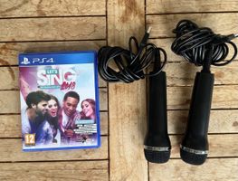 Let's Sing 2018 PS4 Spiel mit zwei Mikrofonen gebraucht
