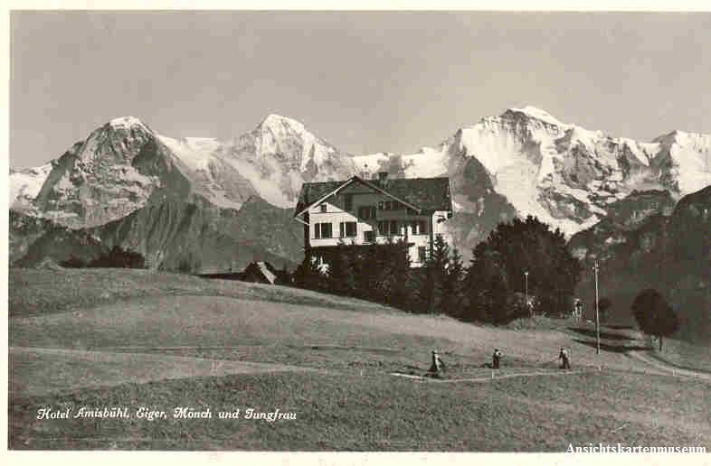 Ansichtskarten: Amisbühl - Hôtel Amisbühl + 1933 – Gebraucht aus Emmenbrücke von teestube