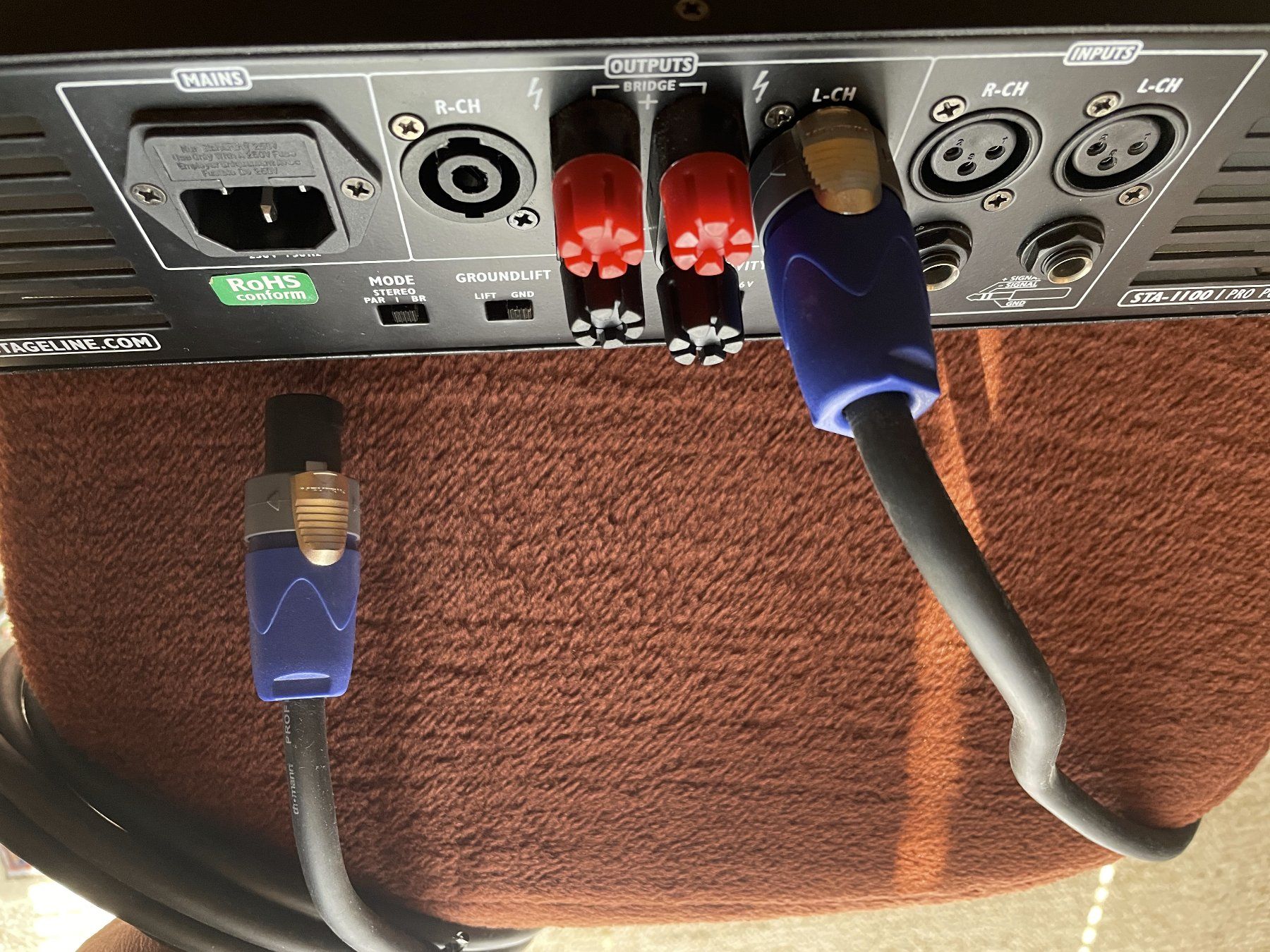 Amplificatori: Pro Power Amplifier IMG STA-1100 Stage Line – Usato da Herbligen venduto da Clancy5 3
