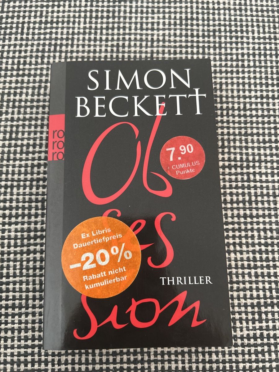 Libri: Buch Simon Beckett: Obsession – Usato da Zürich venduto da cla_g627