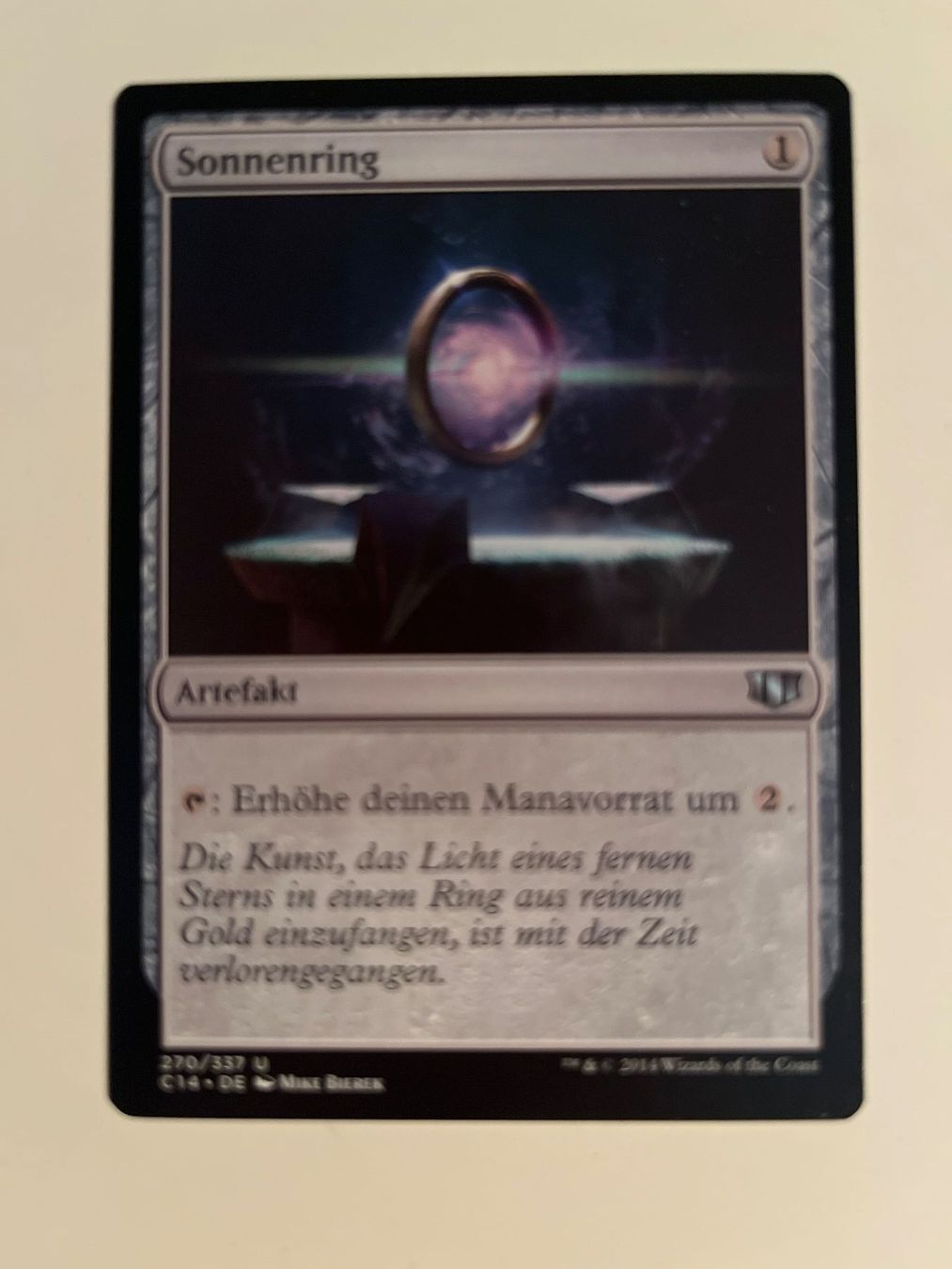 Magic The Gathering Carte collezionabili: 1 x Sonnenring - Magic: The Gathering - MtG – Usato da Kriens venduto da Shadi1980