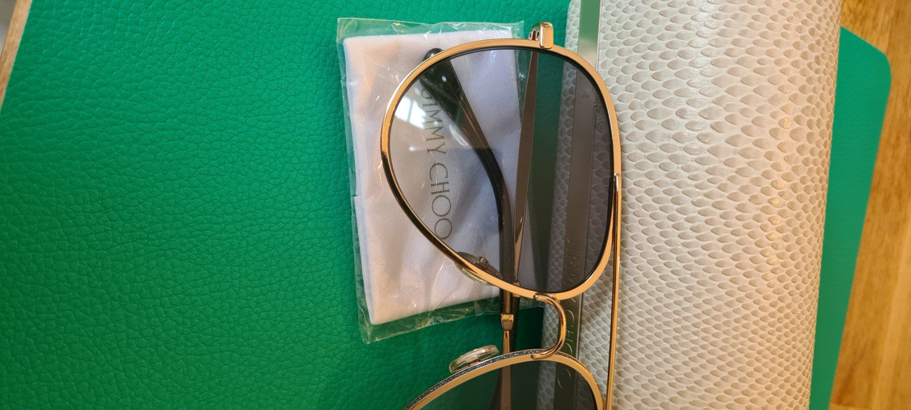 Jimmy Choo Occhiali & Lenti: Jimmy Choo Sonnenbrille – Nuovo (secondo la descrizione) da Rieden SG venduto da Oksanocka555 1