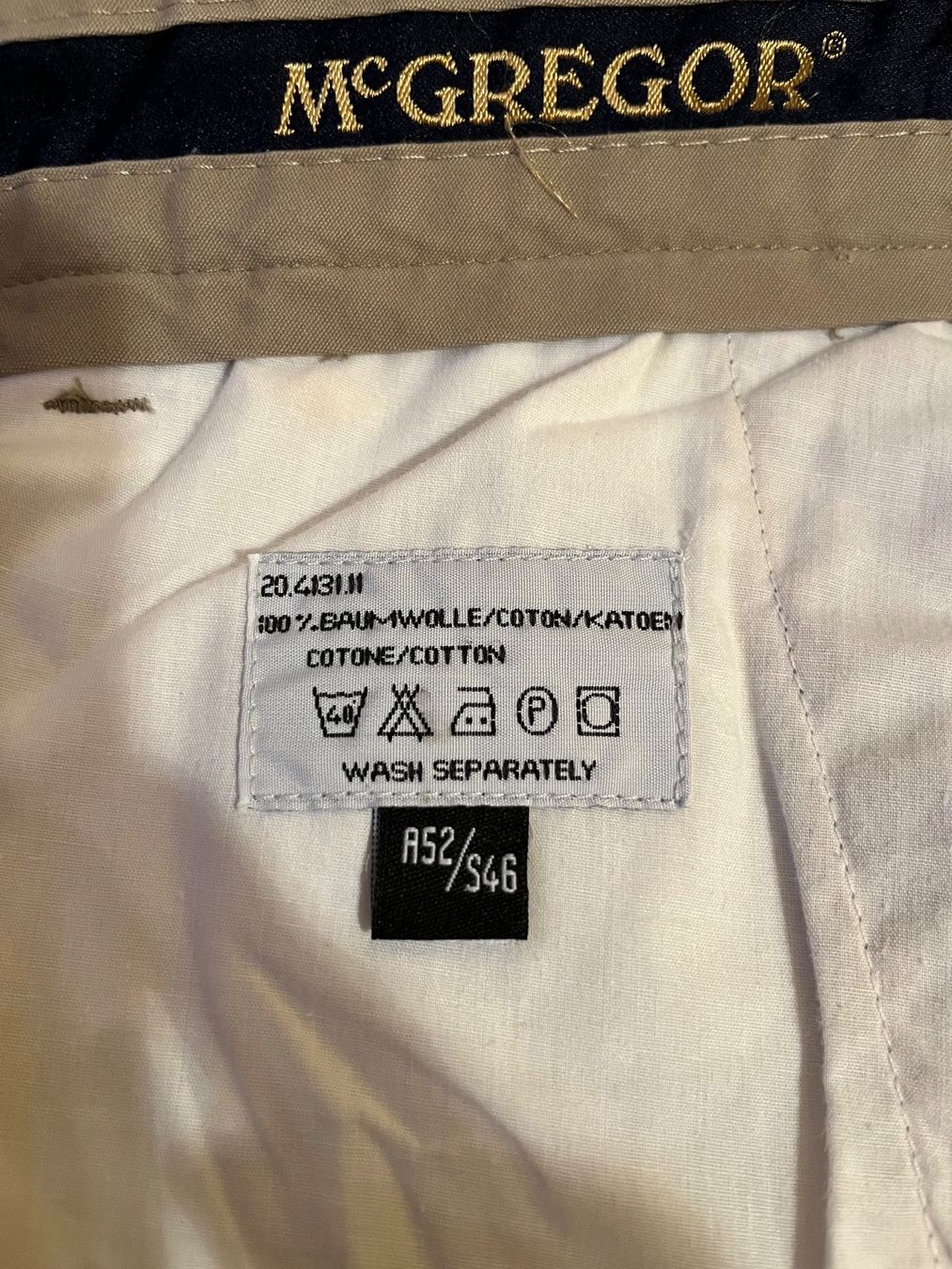 Pantaloni: Herrenhose McGregor beige , Gr. 52 – Usato da Meilen venduto da Feldmeilen 3