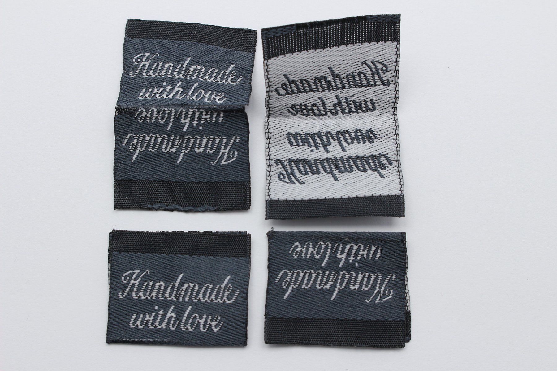 Toppe: Label "Hand made with love" grau (10 Stück) – Nuovo e nell'imballaggio originale da Zollikofen venduto da Blackie 3