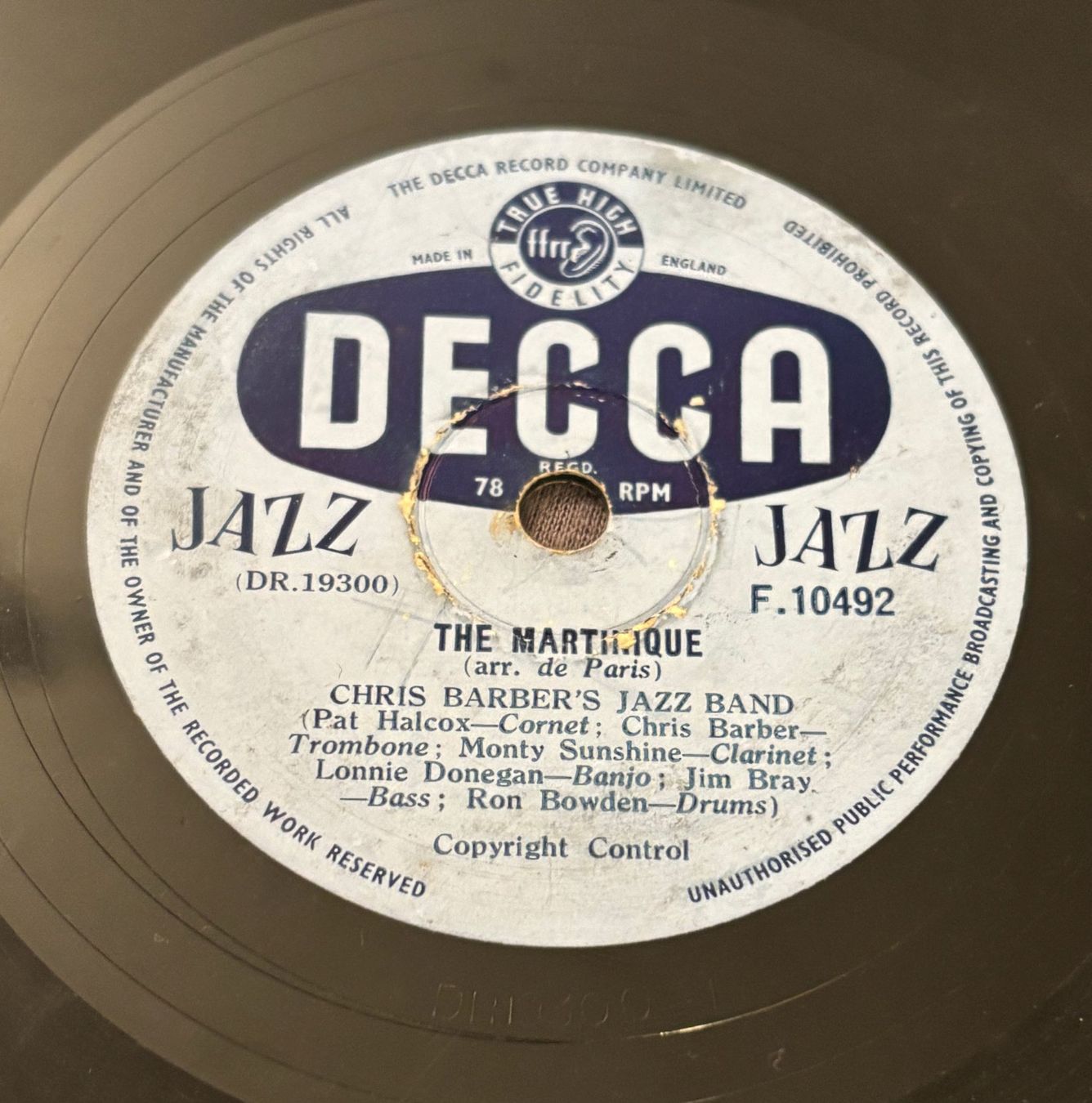 Dischi in vinile: 2 Schellacks - Marek Weber / Chris Barber - Angebot 7 – Usato da Stans venduto da canberra04 1