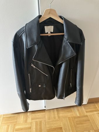 Kunstleder Jacke Damen schwarze,Grösse  S guter Zustand