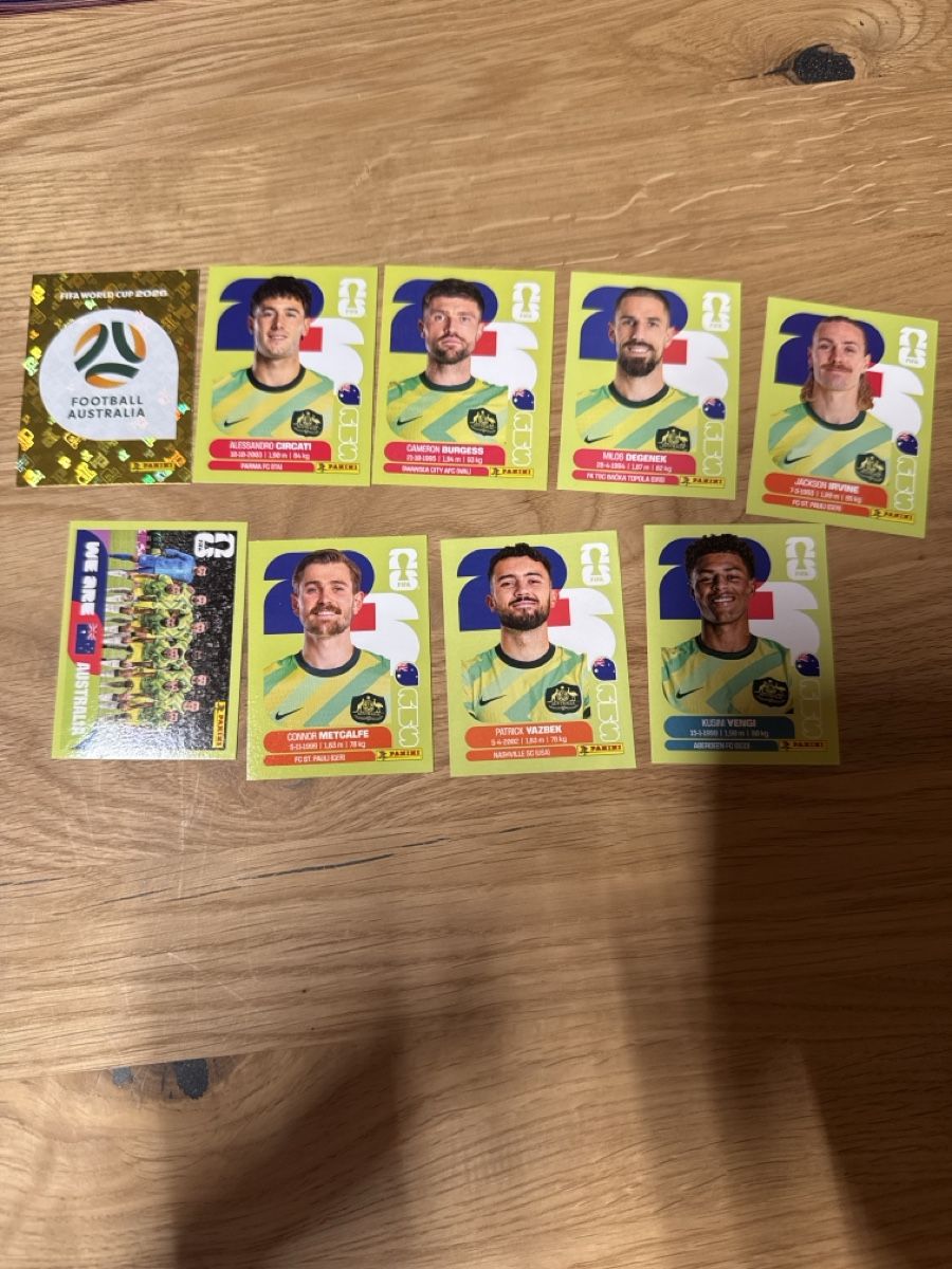Panini Carte collezionabili: Panini Klebe Bilder WM 2026 Australien – Nuovo (secondo la descrizione) da Gamsen venduto da Lionel321