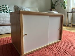 Lowboard Bambus mit Schiebetüren guter Zustand