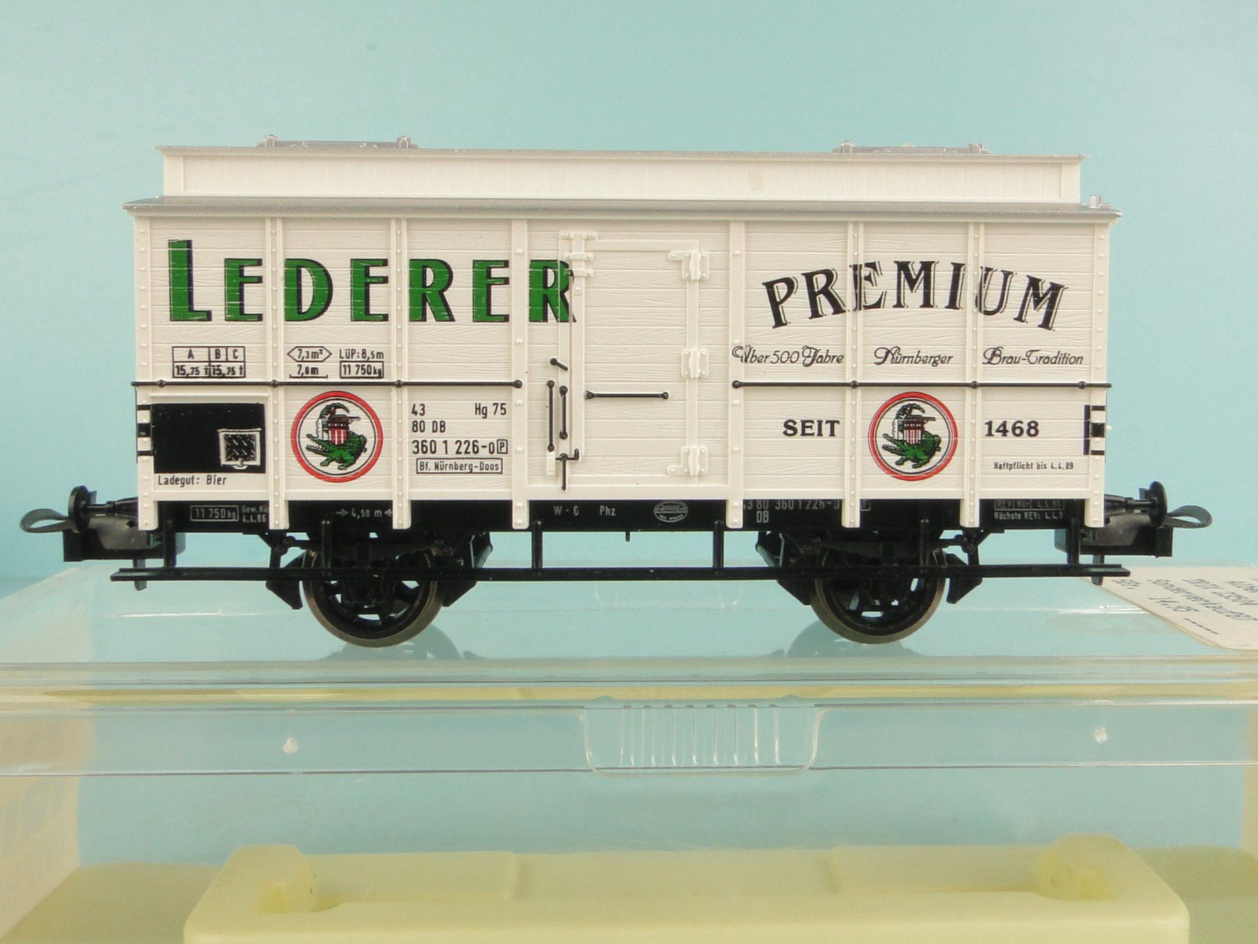 Trix Modellini di ferrovie: Trix H0 23504 Güterwagen Lederer Premium – Usato da Bülach venduto da cann11 3