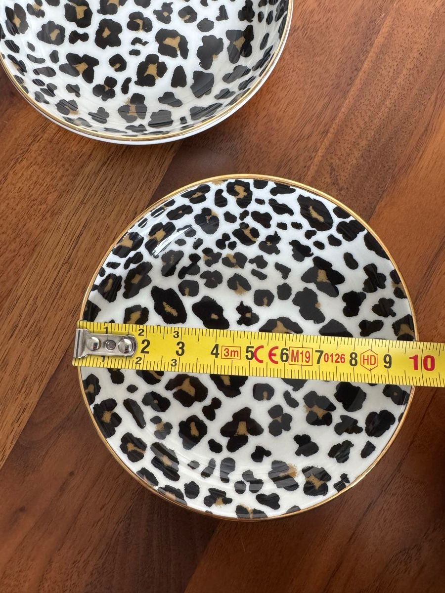 Piatti: Set of 4 leopard print plates – Nuovo (secondo la descrizione) da Zürich venduto da kri_zhv2 2