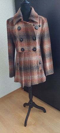Wunderschöner karierter Wintermantel, Top Zustand! Gr. 40/42