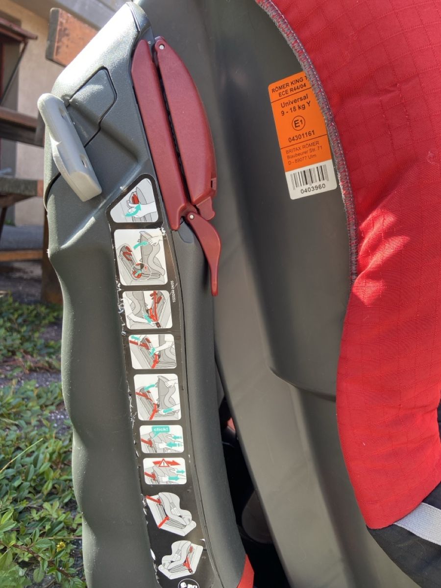 Seggiolini per auto: Römer King TS Kindersitz 9-18kg rot – Usato da Mols venduto da Dero21 2