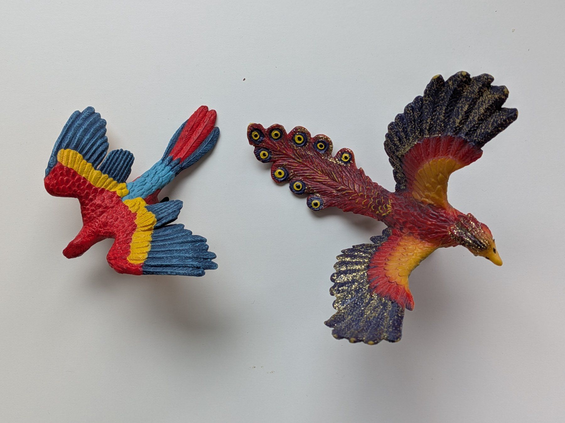 Bullyland Figurines: Figure - Schleich Macaw + Bullyland Phoenix – D'occasion à Zürich par naviya 2