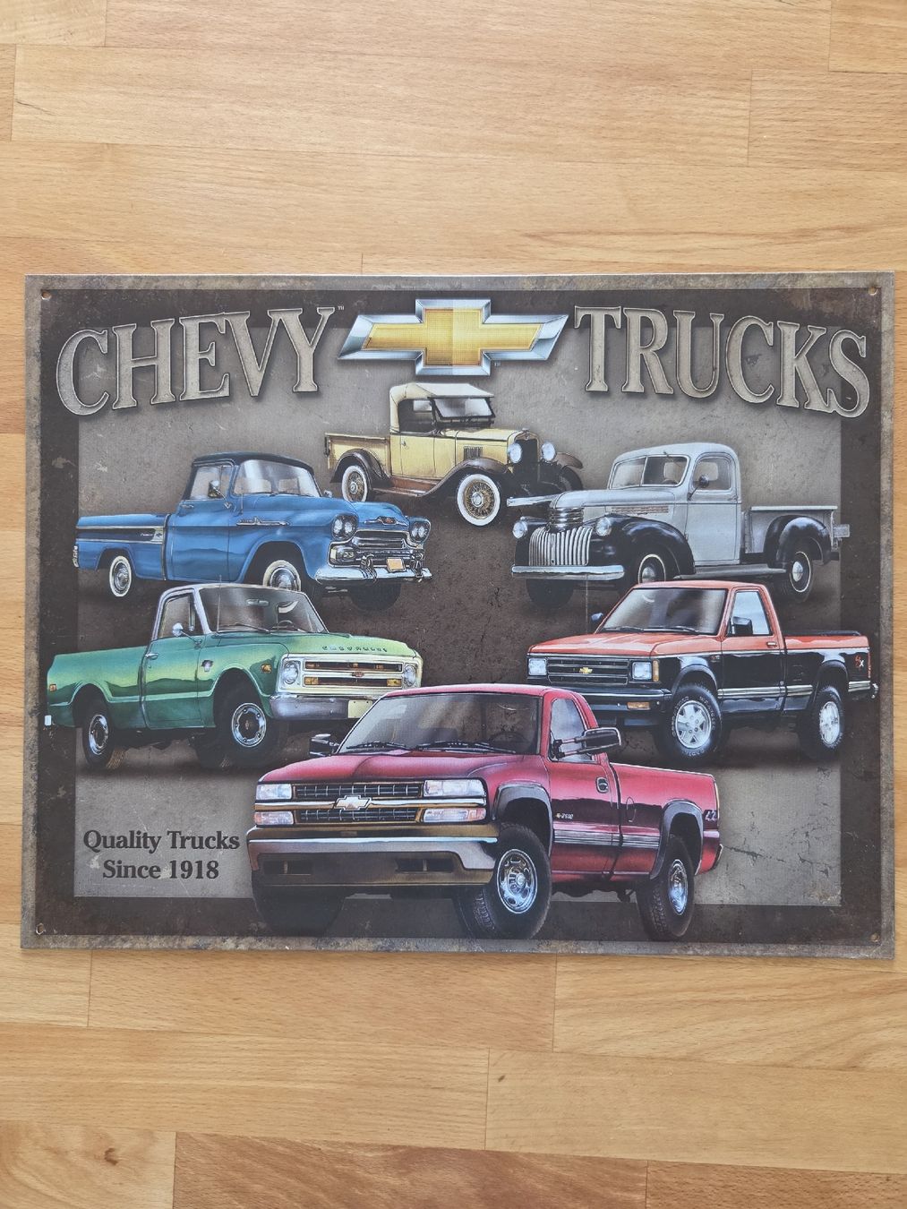 Schilder: Blechschild Chevy Trucks Retro Dekoration  – Gebraucht aus Dorf von AR15PRO