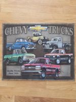 Blechschild Chevy Trucks Retro Dekoration 