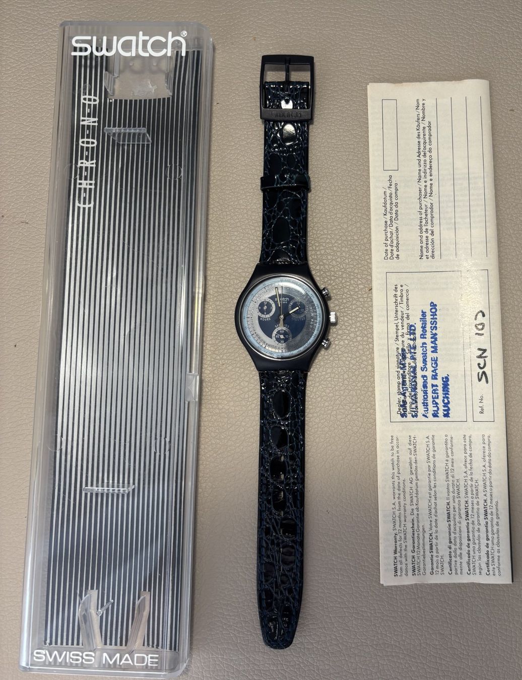 Swatch Orologi: Swatch SCN102 Silver Star – Nuovo e nell'imballaggio originale da Jona venduto da Greifzu
