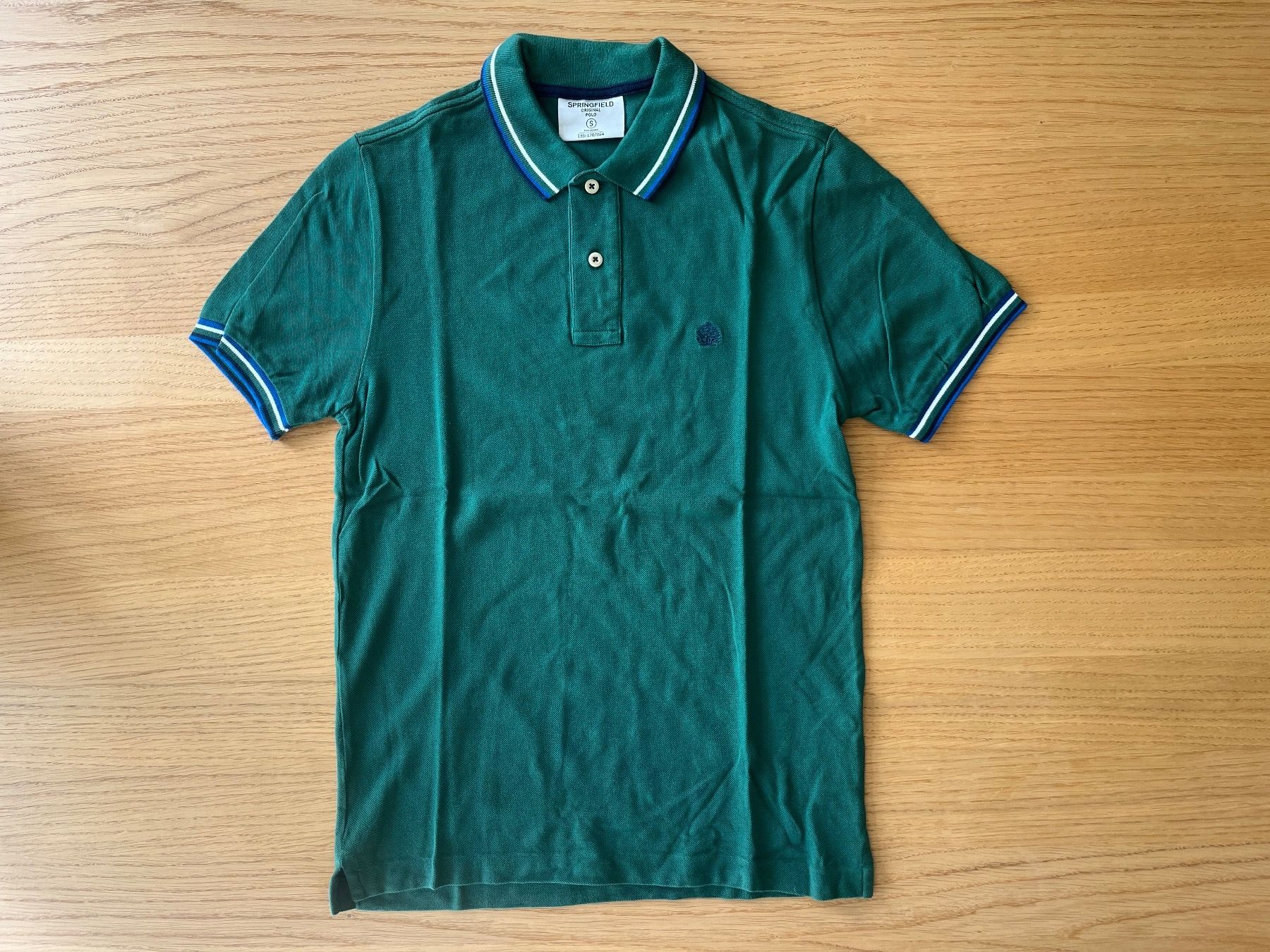 Polo-Shirts: Springfield Poloshirt, grün, Grösse S – Neu (gemäss Beschreibung) aus Netstal von spaltflo01