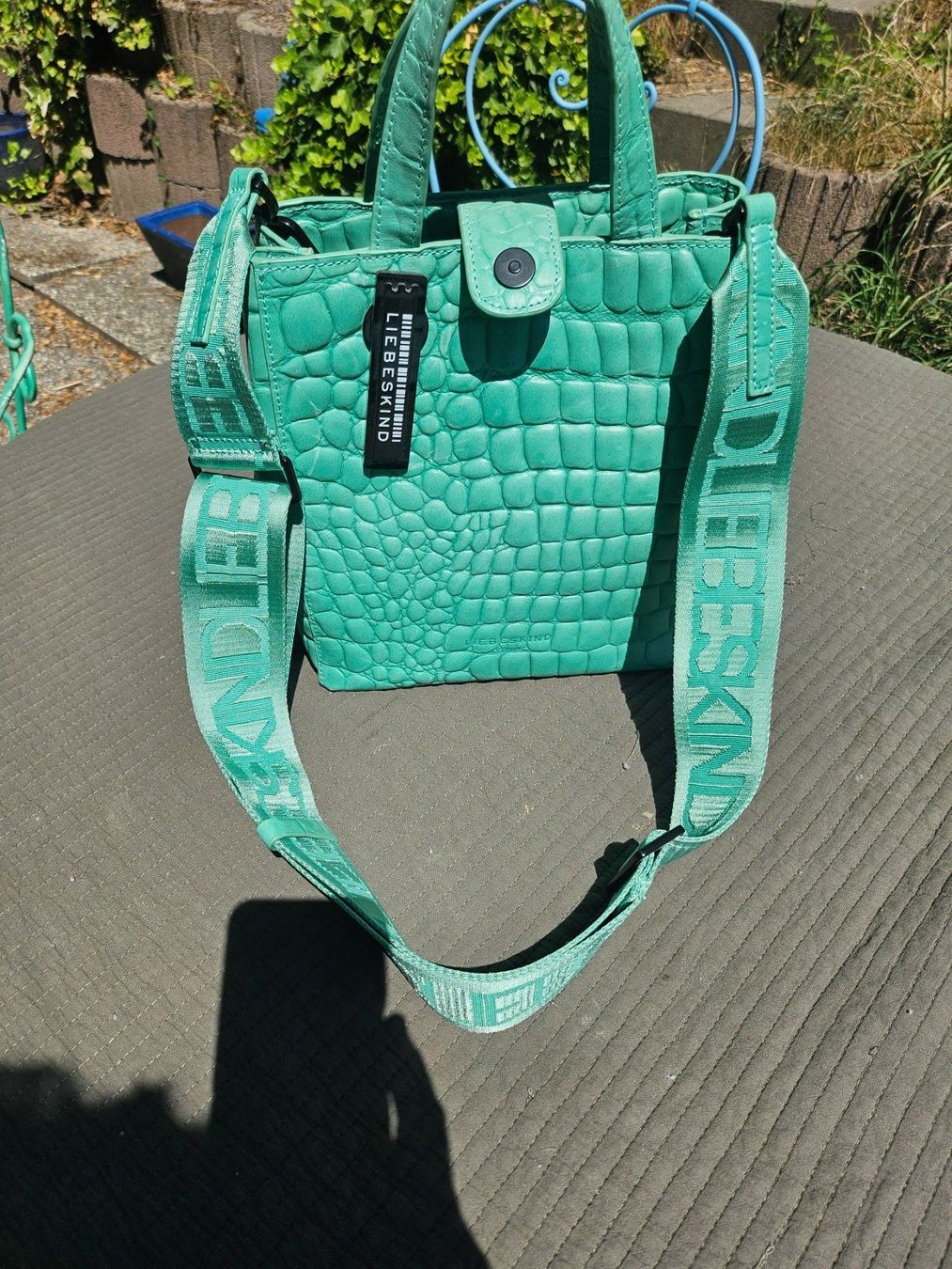 Liebeskind Taschen für Damen: Liebeskind Tasche Kroko Paper S- wunderschöne Farbe – Gebraucht aus Triesen von Teddyeddy 2