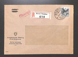 1943 Landschaftsbilder OFFICIEL ZNr. 54. Einschreiben BERN