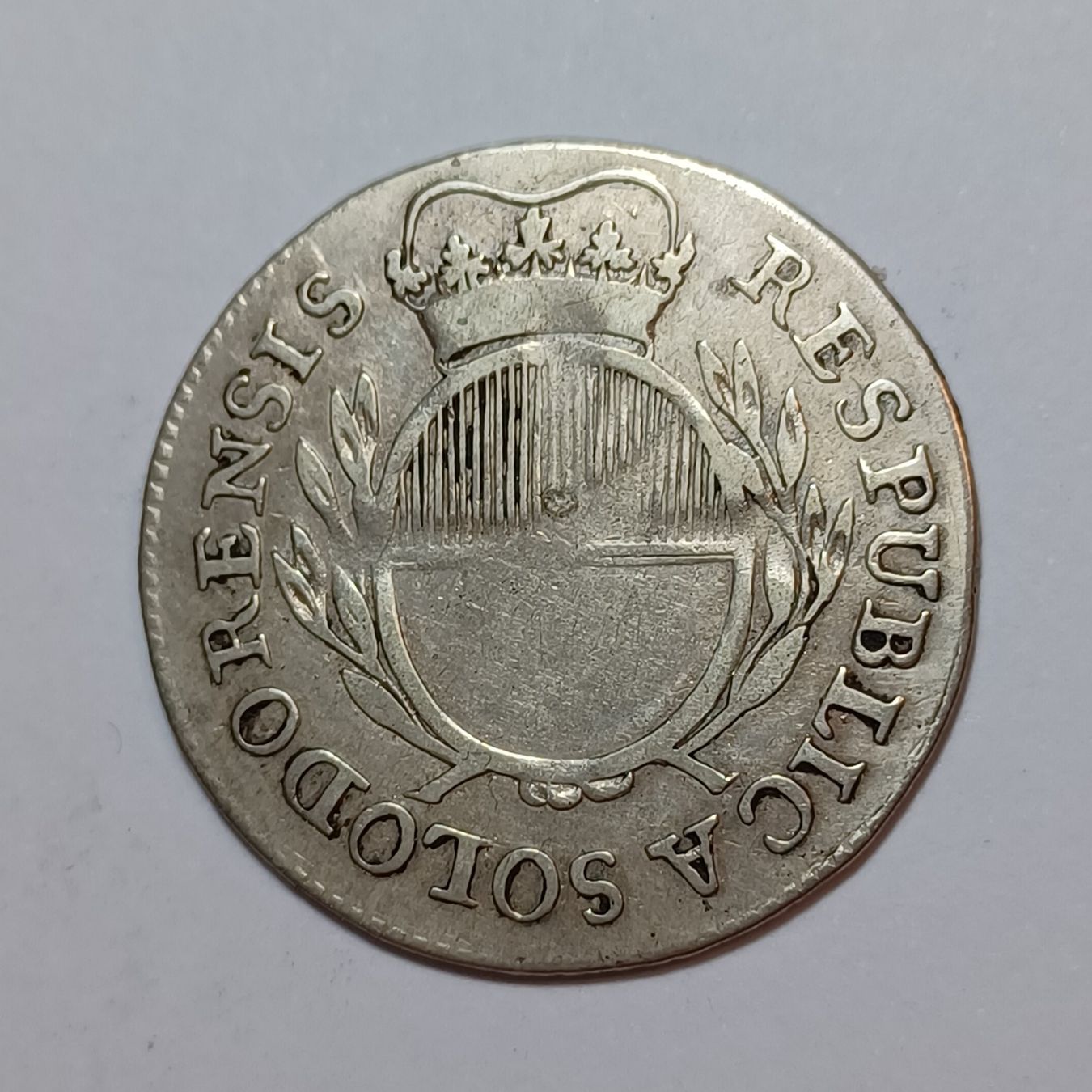 Tutti le monete: 20 Kreuzer 1787 Solothurn – Usato da Pfäffikon ZH venduto da Schweizer_Muenzen
