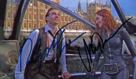 THE AVENGERS film Uma THURMAN Ralph FIENNES / AUTOGRAMME
