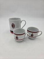 AC Milan Tassen Set 3-teilig weiss guter Zustand