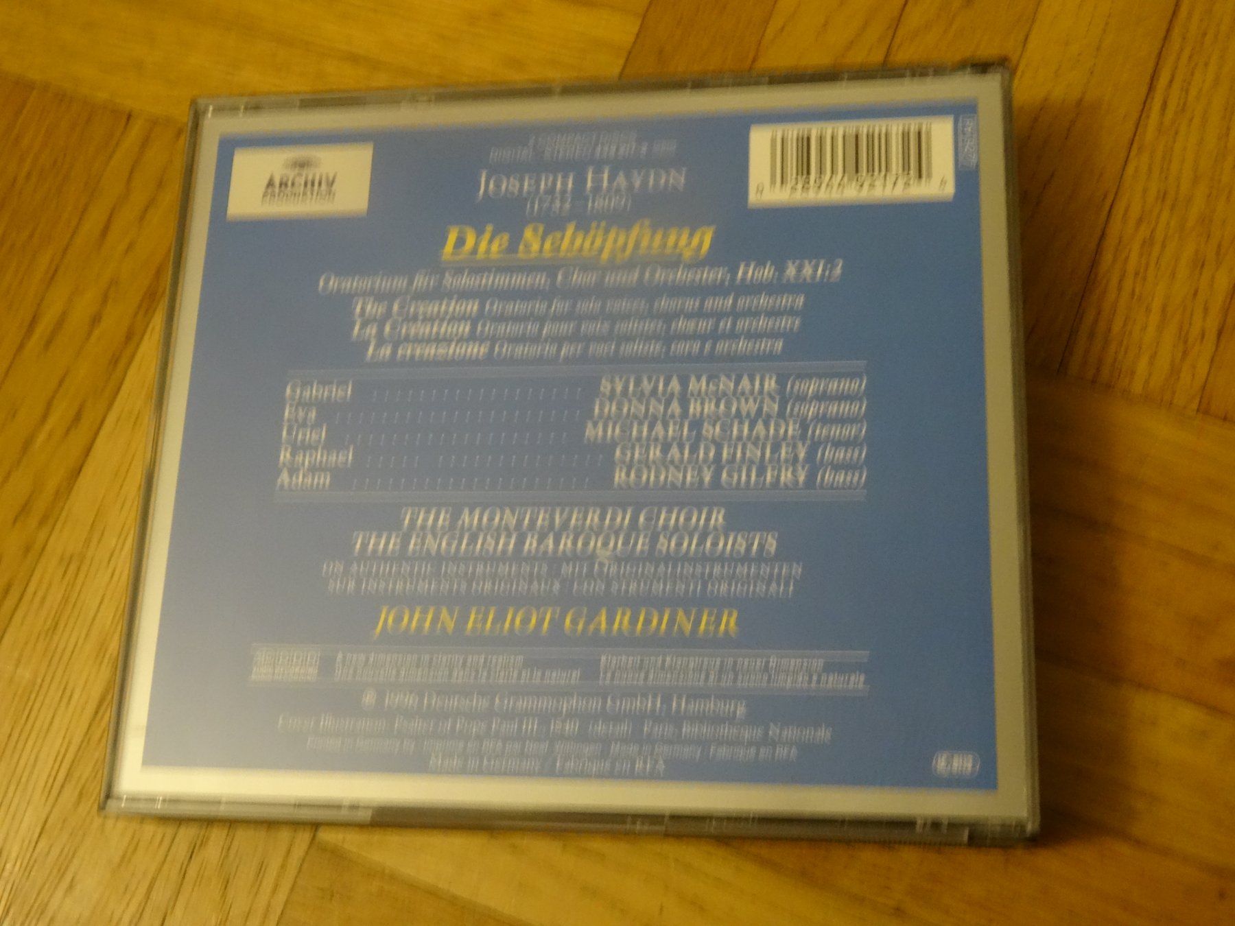 CD: Haydn - The Creation John Eliot Gardiner CD – Usato da Olten venduto da Disc-Ausverkauf 1
