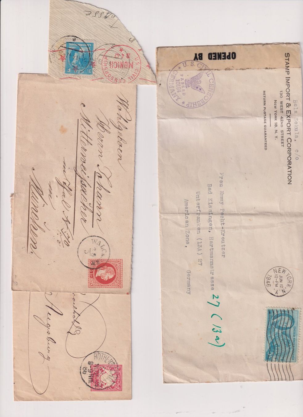 Tutti i francobolli: Zensur und Kriegsgefangenen Post. – Usato da Bibern SH venduto da Heinibuehrer 4