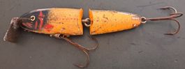 Ancien Wobbler en bois/Antik Holz Wobbler 11 cm