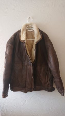 Vintage Lederjacke braun Gr. 48