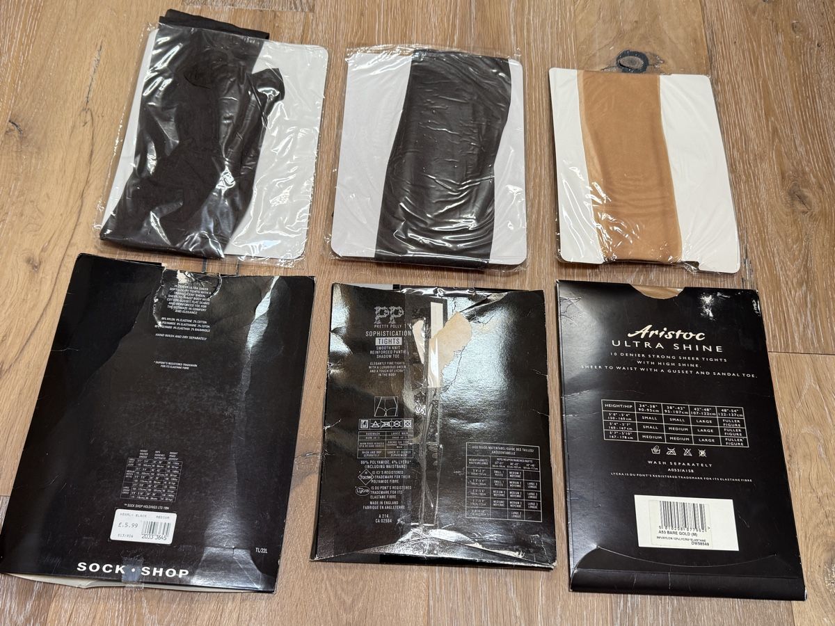Calze & Collant: 6x mixed tights. M – Nuovo (secondo la descrizione) da Grund b. Gstaad venduto da PlageNeige 8