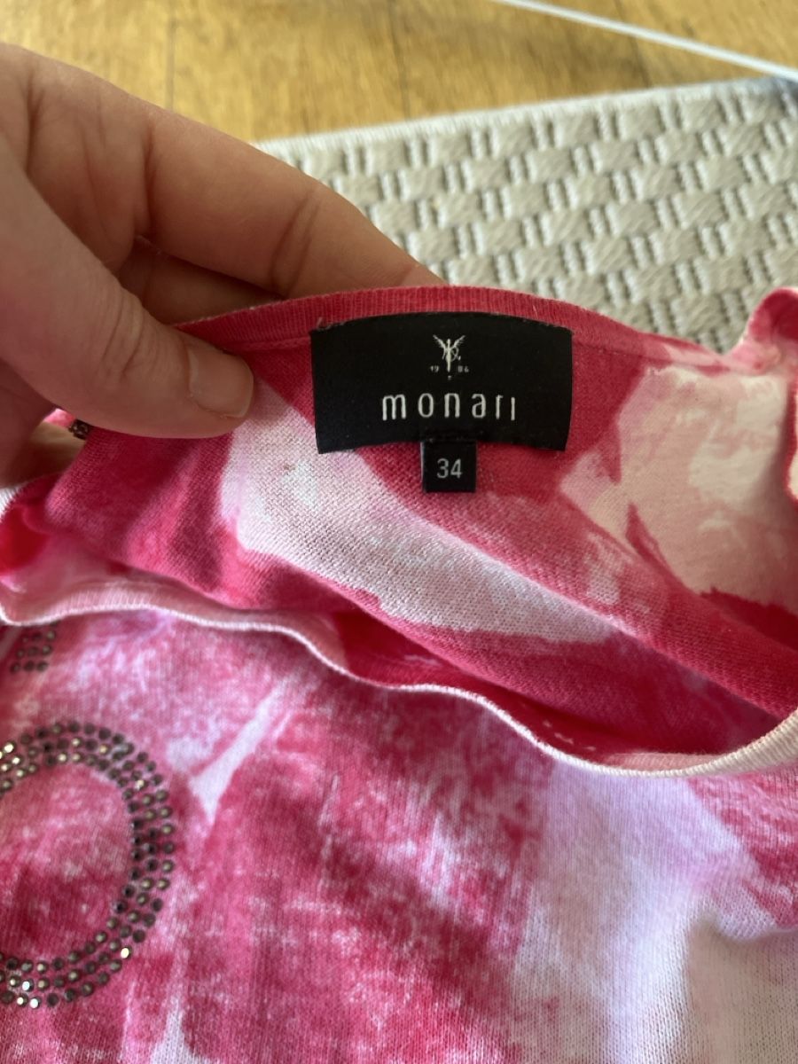 Monari Pulls & Sweat-shirts: Pullover mit Blumenmuster, Monari, 36 – D'occasion à Solothurn par Bobesch08 5
