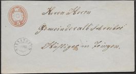 1873 Tüblibrief 5c. RICKENBACH Zwergstempel sauber ab 1.-