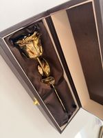 Goldene Rose in edler Box – perfektes Geschenk! 💝