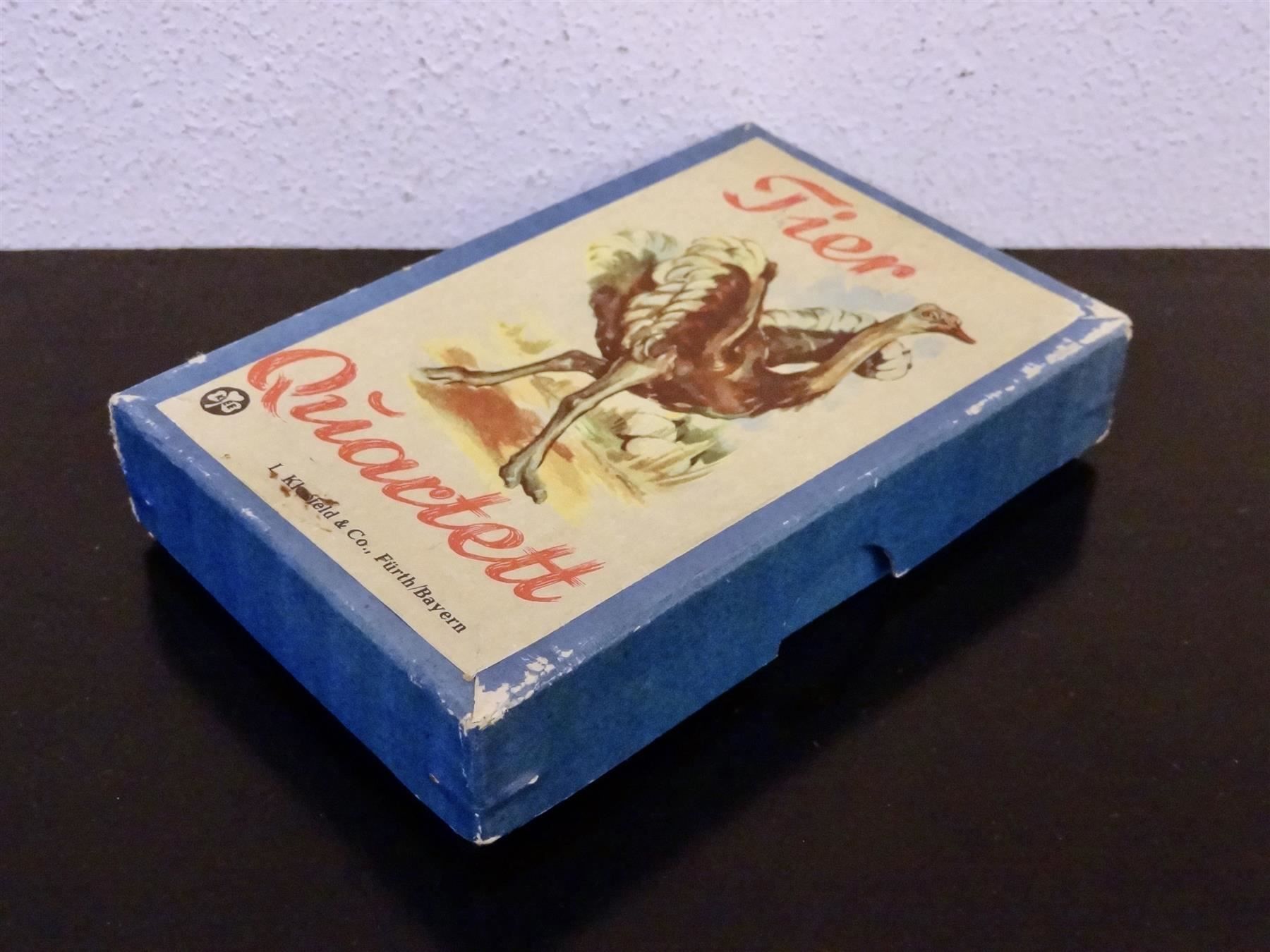 Giochi: schönes altes TIER Quartett – Usato da Kerzers venduto da wisaundso 1